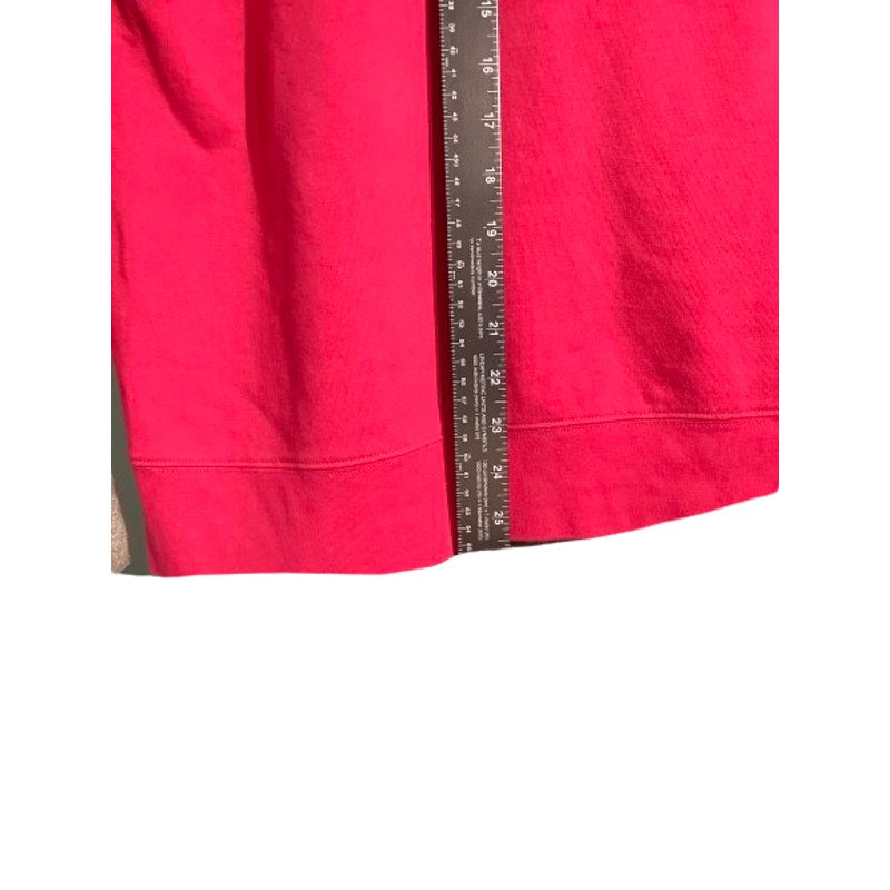 The North Face Women’s Hoodie Size Large – Hot Pink, Gold Lettering, Pullover
