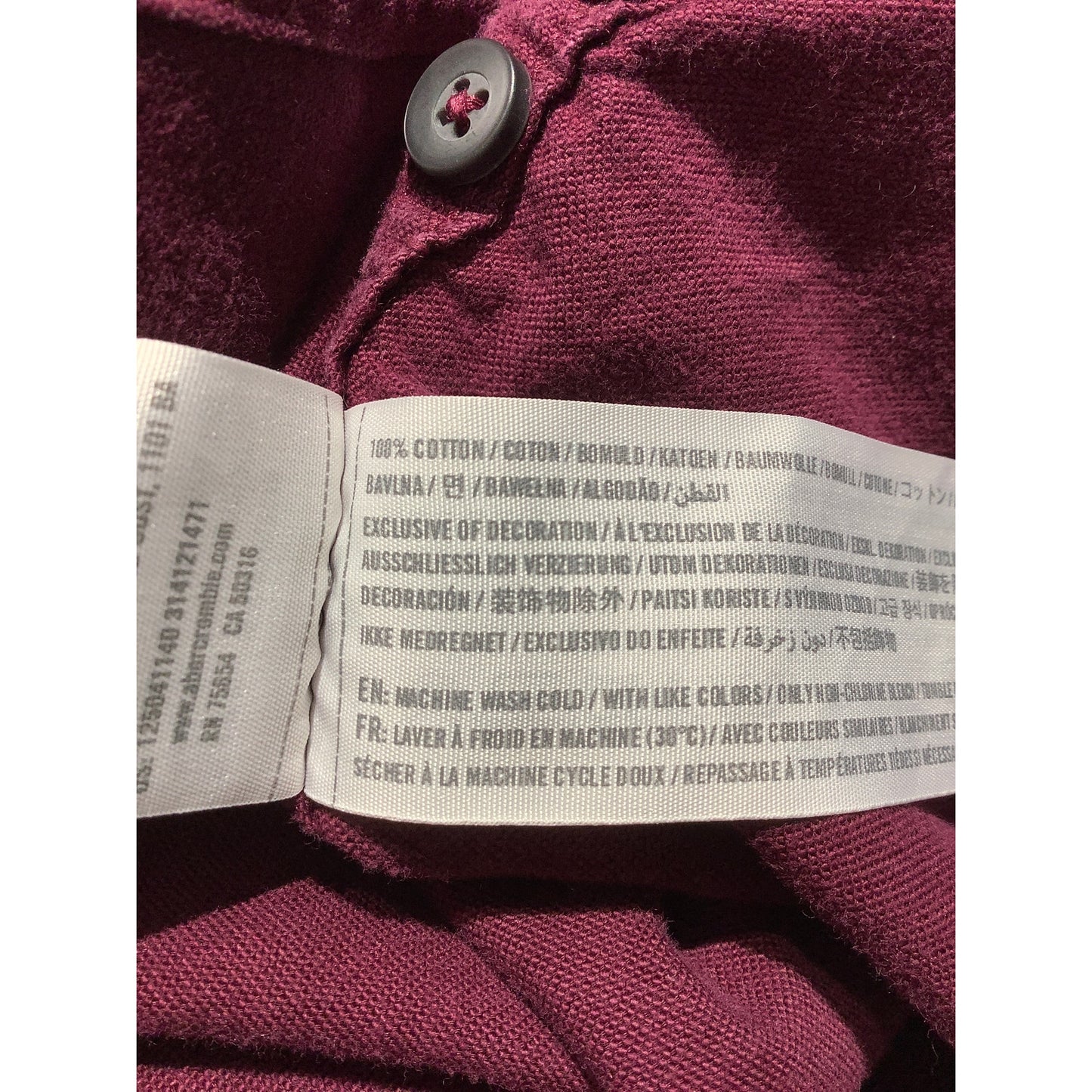 Abercrombie & Fitch Collared Shirt Men’s Size M – Classic, Casual, Comfortable