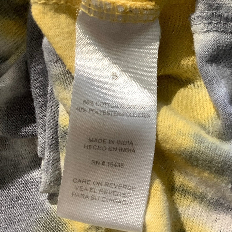 Batman Yellow Gray Tie-Dye T-Shirt Size 5 - Streetwear, Kidcore, Retro