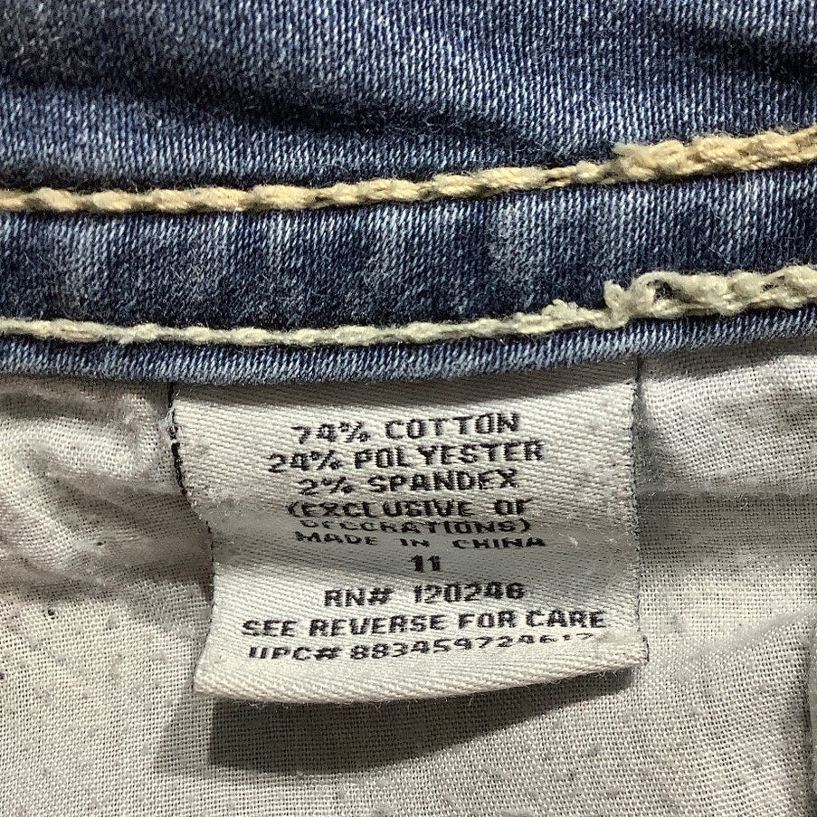 Wallflower Distressed Skinny Jeans Women’s Size 11 – Edgy, Casual, Stretch