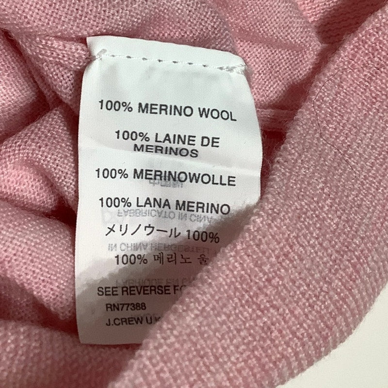 J.Crew Light Pink Merino Wool Sweater Size Small - Feminine, Minimalist, Preppy