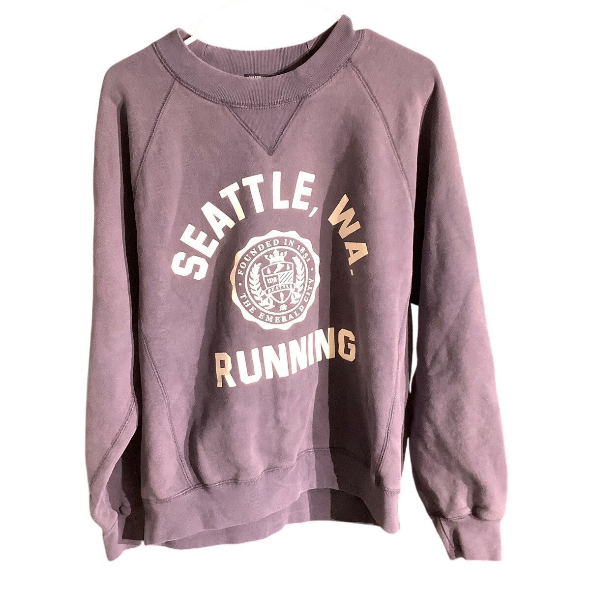 Abercrombie & Fitch Blue Sweatshirt Women’s Small – Oversized, Graphic, Vintage