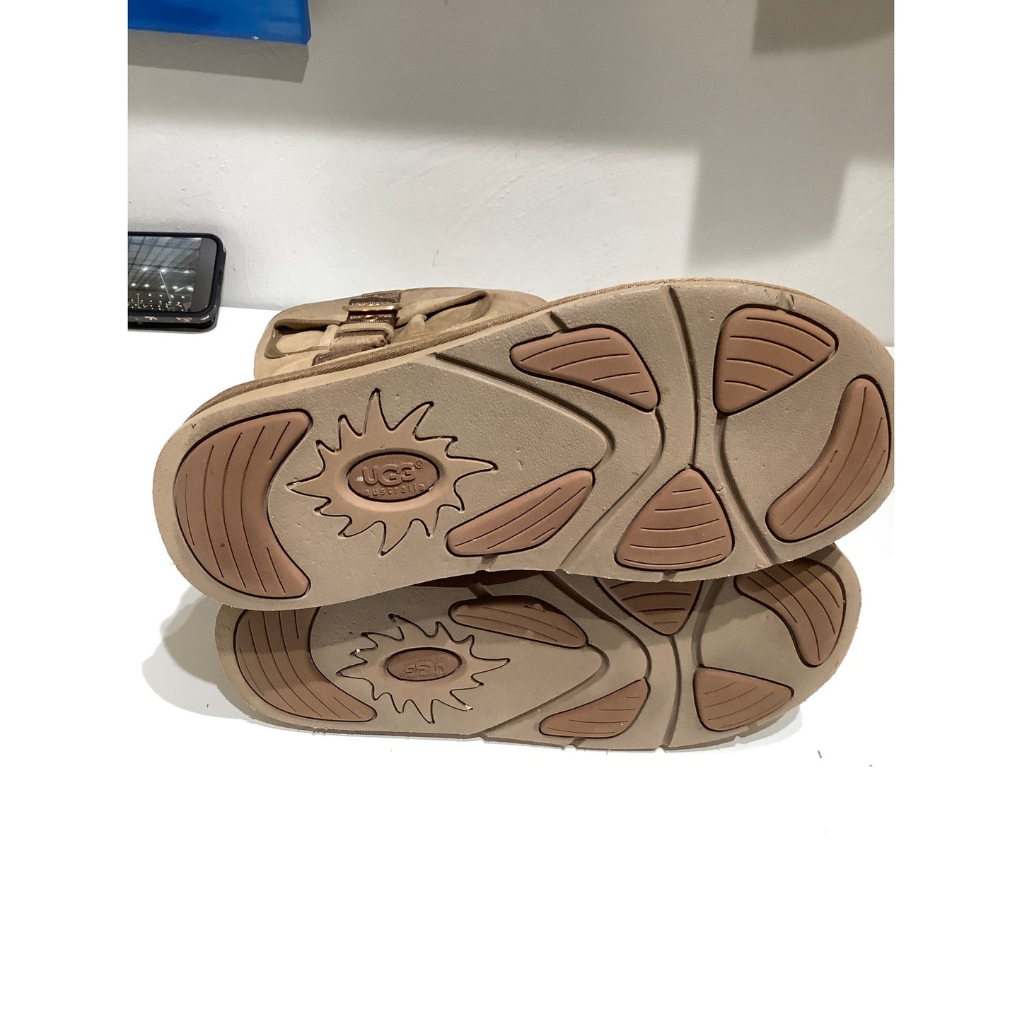 UGG Calf-Length Boots with Pockets Size 8 - Cozy, Functional, Stylish