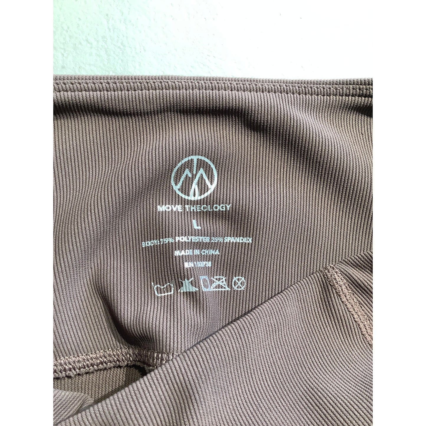 Move Theology Brown Leggings Size LG - Athleisure, Yoga, Casual