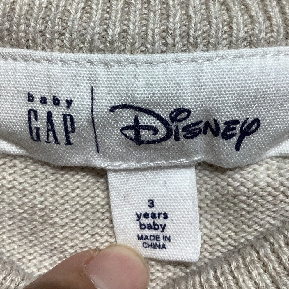 Gap Disney Mickey Mouse Sweater Child Size 3T – Off-White, Classic, Casual