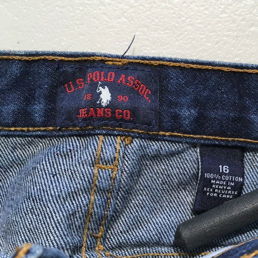 U.S. Polo Assn. Jean Skirt Size 16 - Classic, Y2K, Casual