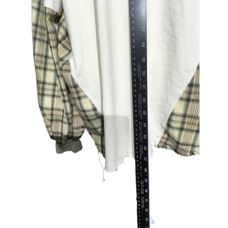 BKE Pieced Plaid Sweater Size M - Boho, Grunge, Casual
