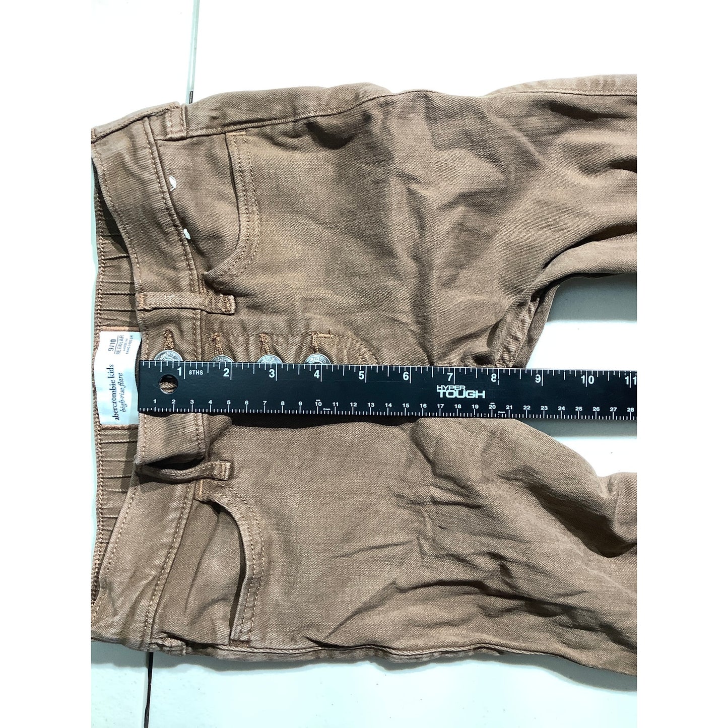 Abercrombie & Fitch Brown Flare Pants Child 9/10 – High-Rise, Corduroy, Retro
