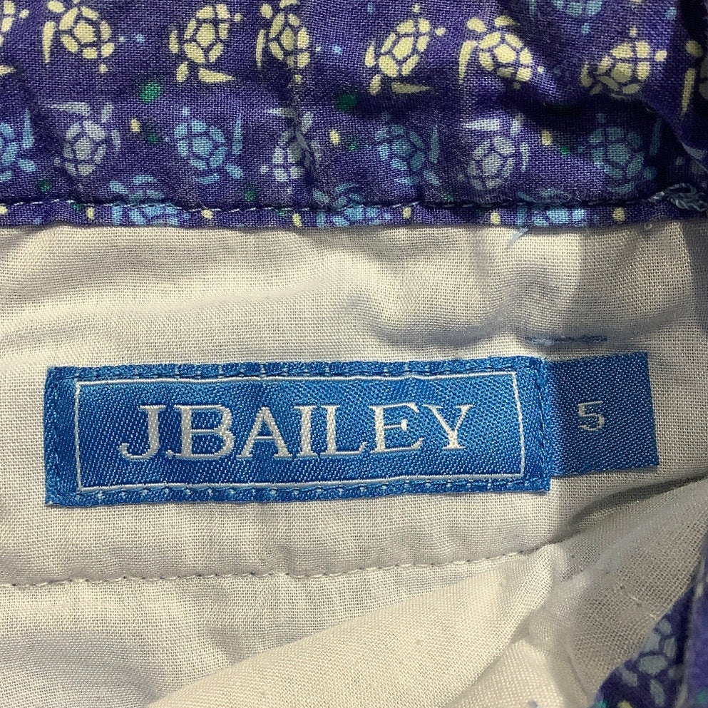 J. Bailey Light Blue Cotton Shorts Boys Size 5 — Preppy, Classic, Summer