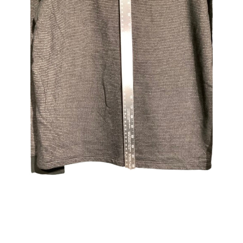 Express Black Gray Waffle Knit Hoodie Men’s M — Minimalist, Athleisure, Casual