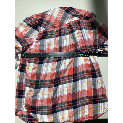 Lucky Brand Plaid Button-Up Shirt Women’s Small — Casual, Boho, Everyday