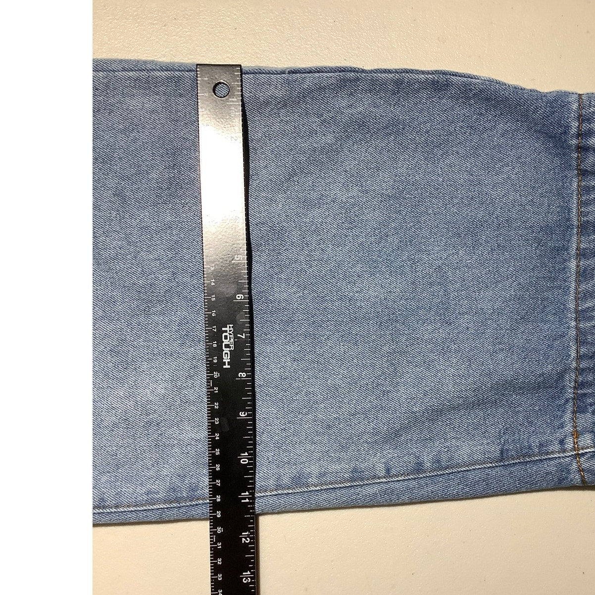 Neon Blanc Light Wash Wide Leg Jeans Men’s 31W 32L — Streetwear, Y2K, Baggy