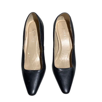 Lauren Ralph Lauren Lynden Wingtip Pumps Women Size 6 — Classic, Office, Preppy