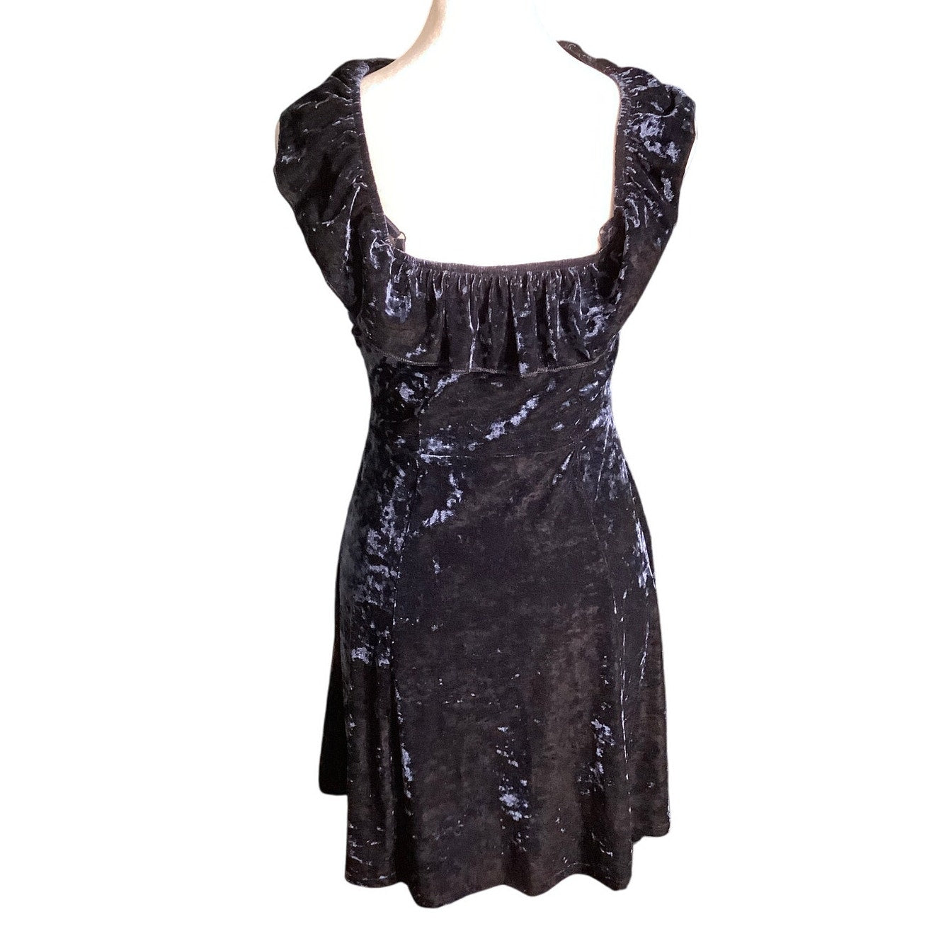 American Eagle Navy Velvet Dress Size S/P/CH – Coquette, Party, Soft Girl