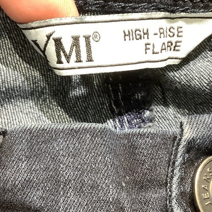 YMI High-Rise Flare Jeans Women’s Size Large –Distressed, Boho, Vintage-Inspired