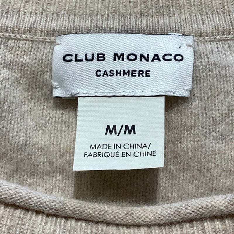 Club Monaco Beige Cashmere Sweater Size M - Minimalist, Elegant, Cozy