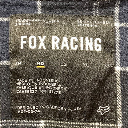 Fox Racing Flannel Shirt Men’s Size M – Casual, Collared, 100% Cotton