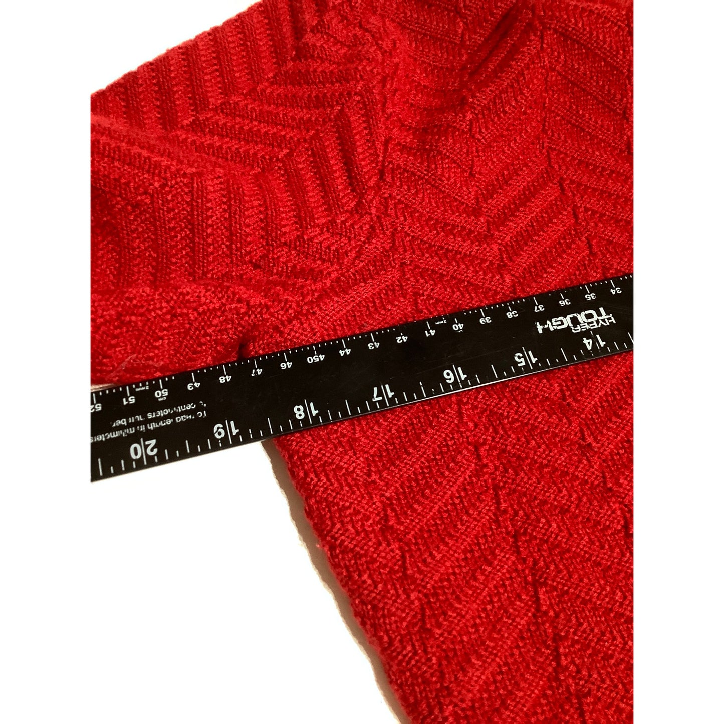 Norm Thompson Red Merino Wool Blend Cardigan Small - Classic, Cozy, Timeless