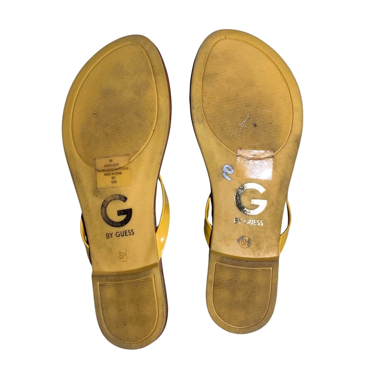 G by Guess Flip Flop Sandals Women Size 8M — Summer, Beach, Y2K