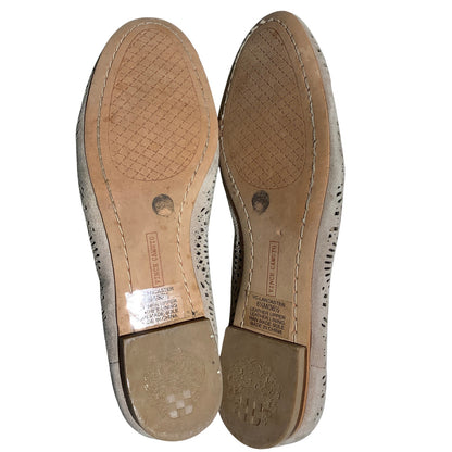 Vince Camuto Lancaster Flats Women Size 6.5M Taupe — Classic, Chic, Office