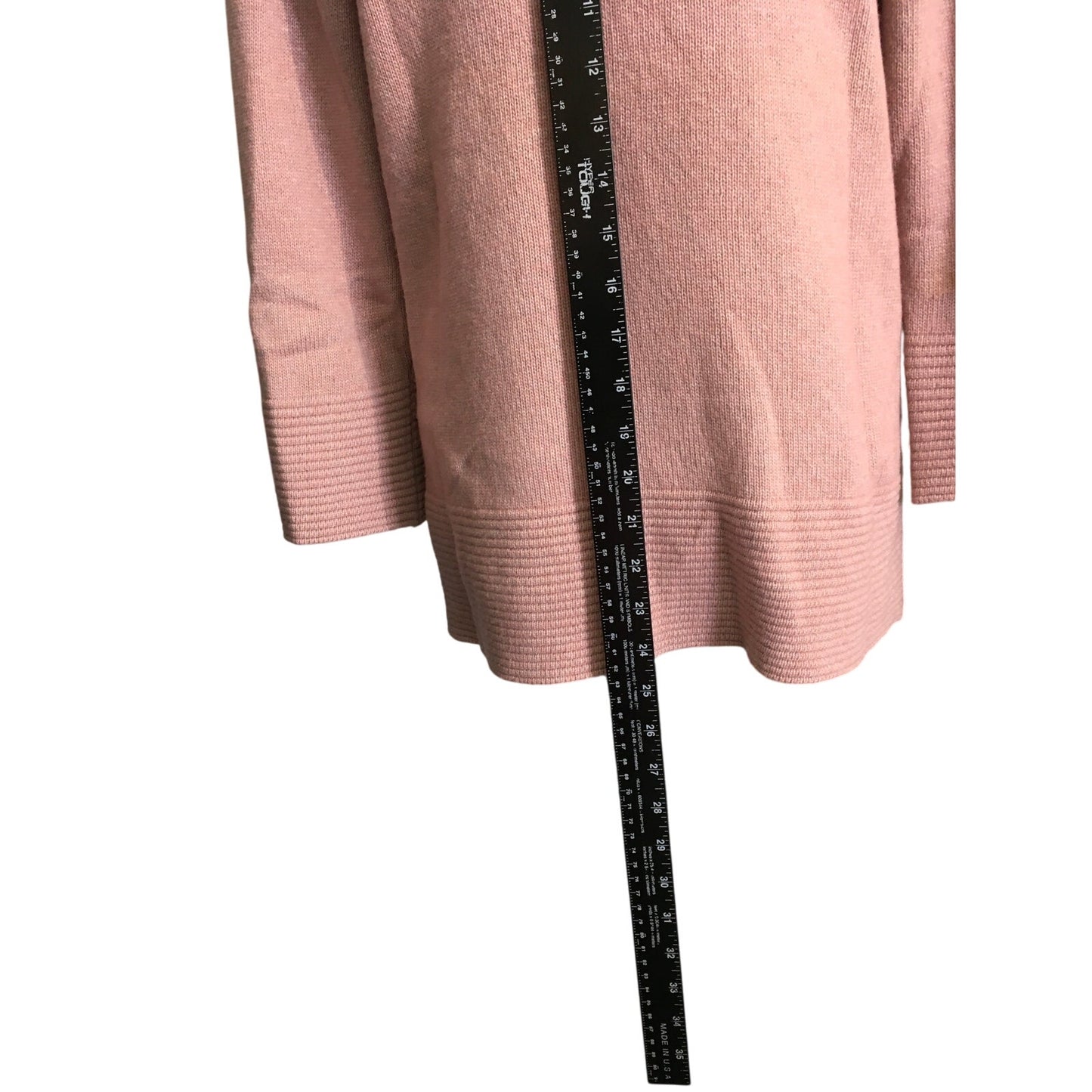 Benedetta B Pink Wool-Cashmere Sweater Size L - Minimalist, Cozy, Elegant