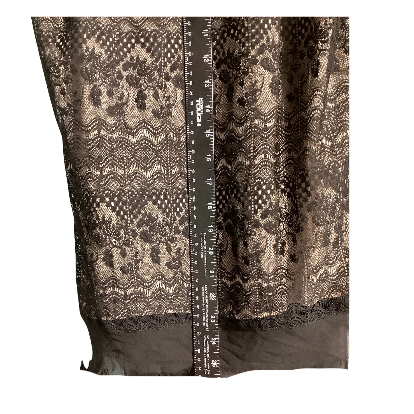 Cabi Emily Lace Overlay Bow Accent Tank Top Women’s S— Romantic, Dressy, Boho