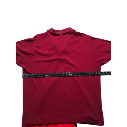 Lacoste Maroon Polo Size XXL - Preppy, Classic, Timeless