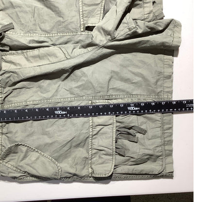 Lucky Brand Cargo Shorts, Olive Green, Women's XL — Utility, Casual, Cotton