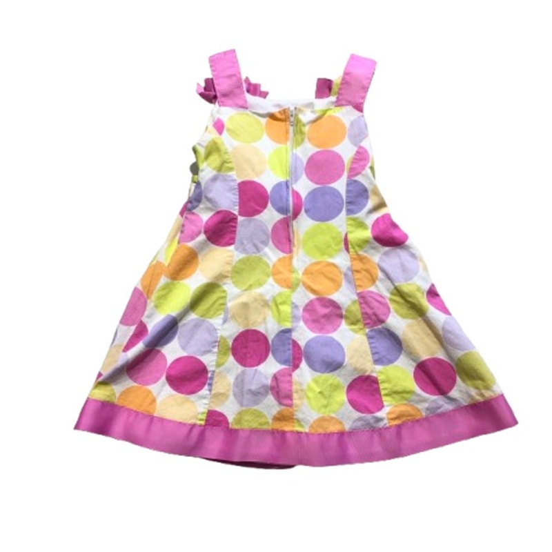 Bonnie Jean Multi-Color Circle Dress Size 3T - Playful, Girly, Whimsical