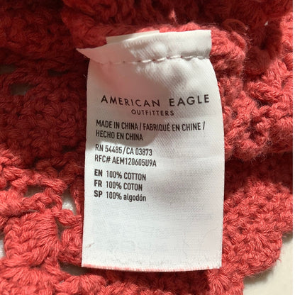 American Eagle Red Crochet Tube Top Women’s Size XS — Boho, Festival, Summer