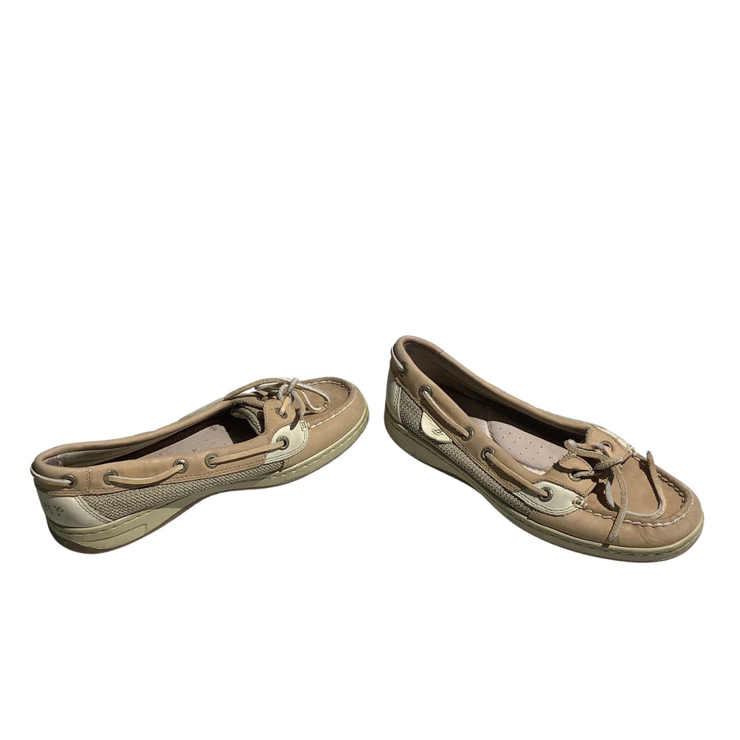 Sperry Angelfish Brown Leather Boat Shoes Women’s 6.5M — Casual, Nautical, Deck