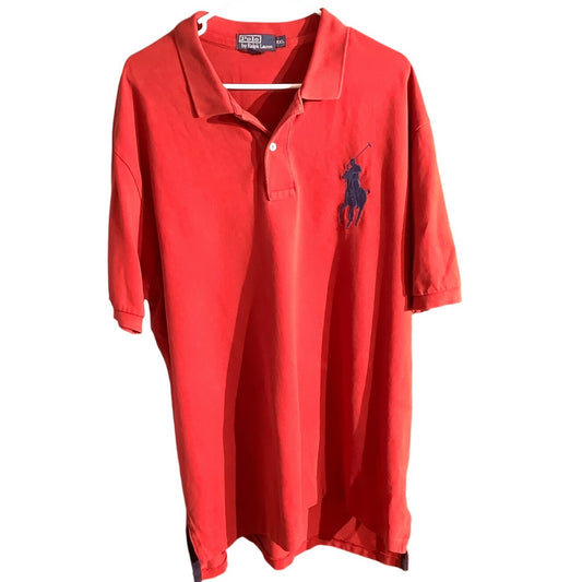 Polo Ralph Lauren Polo Shirt Men’s Size XXL – Red, Collared, 100% Cotton