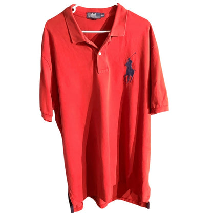 Polo Ralph Lauren Polo Shirt Men’s Size XXL – Red, Collared, 100% Cotton