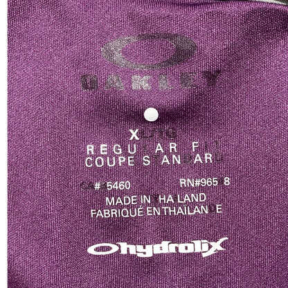 Oakley Hydrolix Golf Polo Purple Men’s XL Performance — Golf, Athletic, Sporty