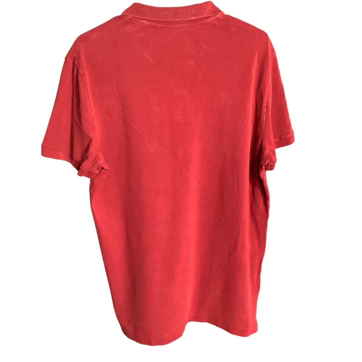 Express Men’s Polo Medium Maroon 100% Cotton Lion — Preppy, Classic, Casual