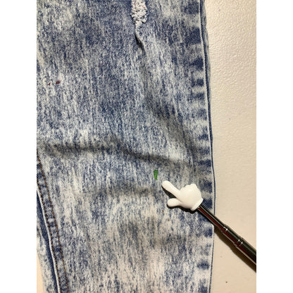 Liberty Valor Kids’ Jeans Size L 14/16 — Blue, Acid-Wash, Distressed