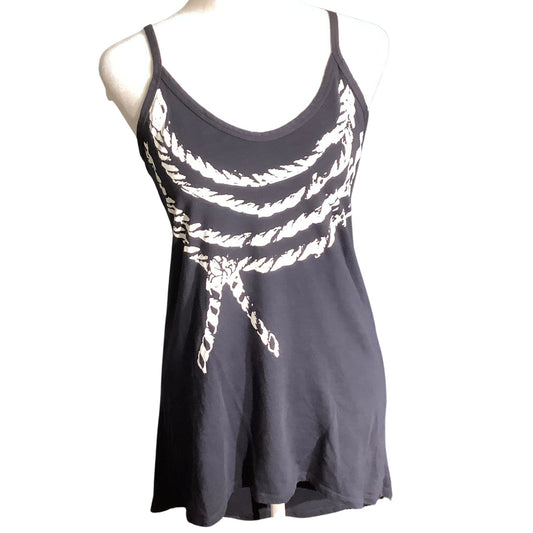 CAbi Ahoy Nautical Rope Print Tank Top Women’s Size XS — Coastal, Beachy, Casual