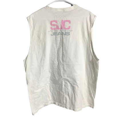Sean John Sleeveless Muscle T-Shirt Men's Size XXL — Graphic, Streetwear, Casual