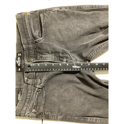 Hollister Super Skinny Jeans Black Men’s 30W 32L — Distressed, Advanced Stretch