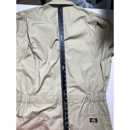 Dickies Men’s Khaki Coveralls Long Regular — Workwear, Mechanic, Utility