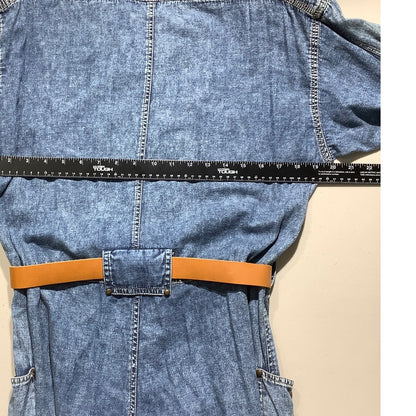 Lizwear Vintage Denim Jumpsuit Women’s Size S Petite – Retro, Utility, Belted