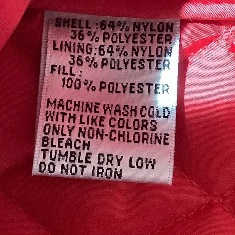 Talbots Red Quilted Puffer Vest Women’s Size Large — Preppy, Casual, Layered