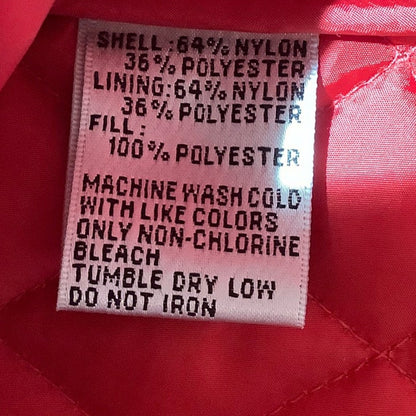 Talbots Red Quilted Puffer Vest Women’s Size Large — Preppy, Casual, Layered