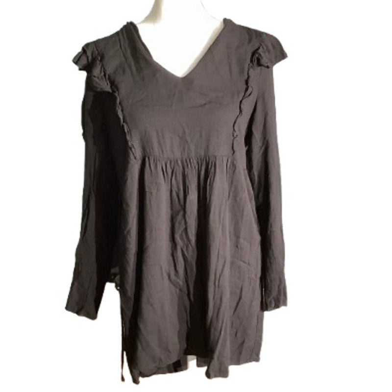 Cotton On Ruffle Long Sleeve Dress Women’s Size Large – Boho, Flowy, Feminine