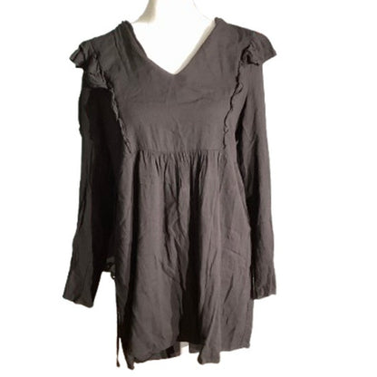 Cotton On Ruffle Long Sleeve Dress Women’s Size Large – Boho, Flowy, Feminine