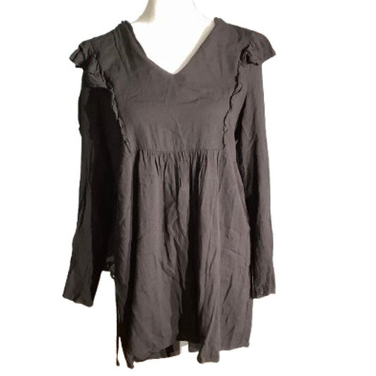 Cotton On Ruffle Long Sleeve Dress Women’s Size Large – Boho, Flowy, Feminine