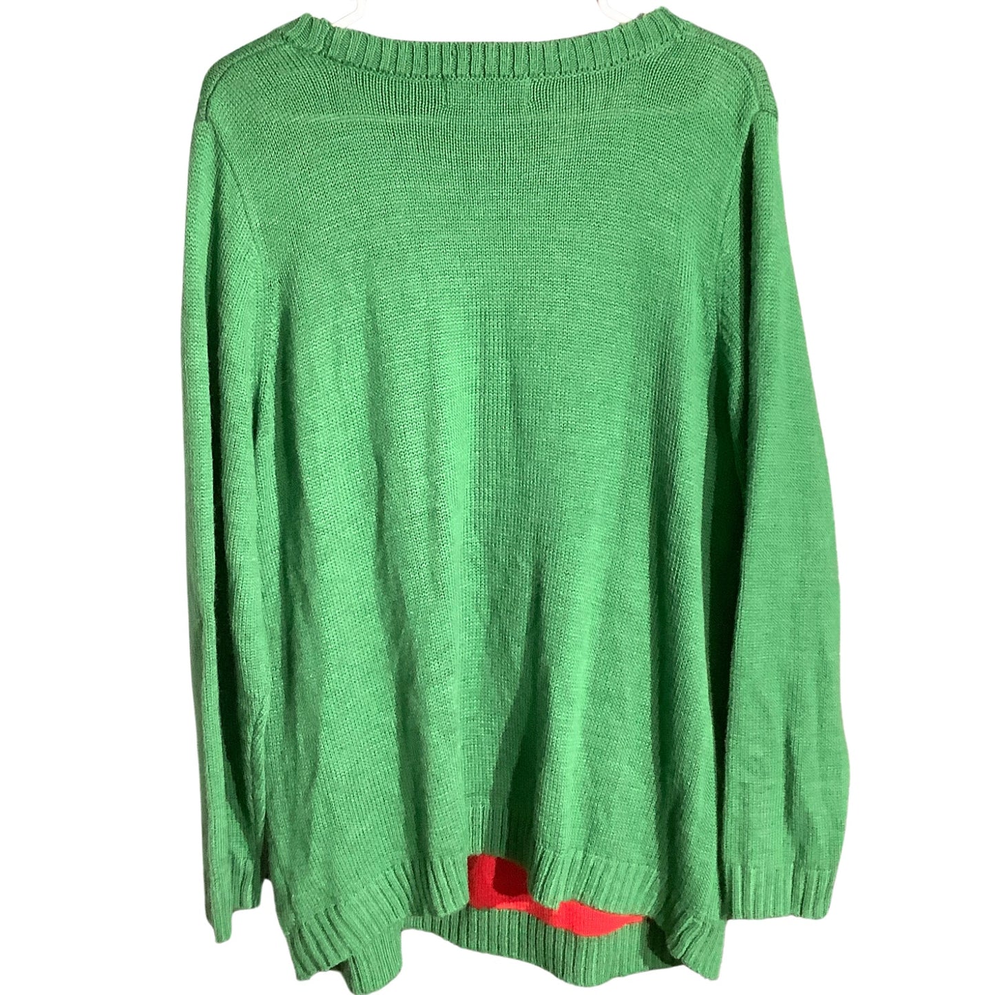 Carolyn Taylor Santa Reindeer Christmas Sweater Women’s 2X — Festive, Novelty
