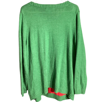 Carolyn Taylor Santa Reindeer Christmas Sweater Women’s 2X — Festive, Novelty
