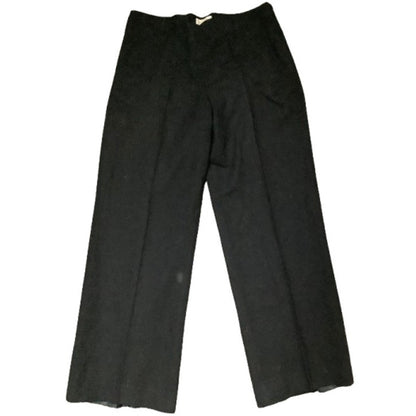 Talbots Black Pleated Wool Dress Pants, Size 14 - Minimalist, Preppy, Timeless