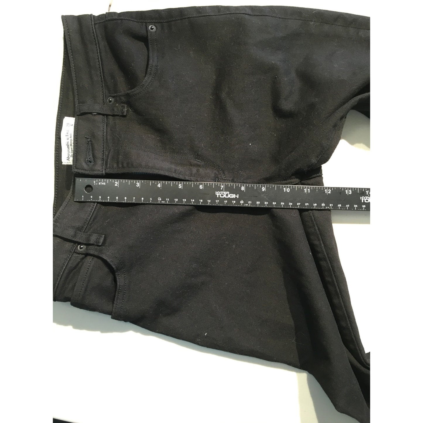 Abercrombie & Fitch Black Jeans Size 6R/28 – Grunge, Y2K, Streetwear